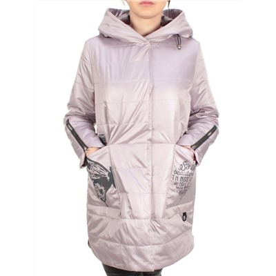 ZW-2181-C LT. BEIGE Куртка демисезонная женская BLACK LEOPARD (100 гр.синтепона)