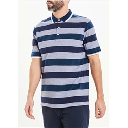 Lincoln Short Sleeve Stripe Polo Shirt