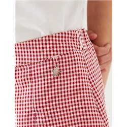 Girls’ Easy to Iron Gingham School Skirt (2-14 Yrs)