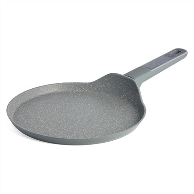 СКОВОРОДА БЛИННАЯ С АНТИПРИГАРНЫМ ПОКРЫТИЕМ PFLUON MARBLE, 24*4,3 СМ