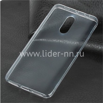 Задняя панель для Xiaomi  Redmi Note 4X  Силикон  прозрачная (пакет)