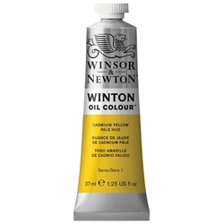 Краска масляная художественная Winsor&Newton "Winton", 37мл, туба, бледно-желтый кадмий