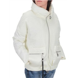 EAC931 WHITE Куртка демисезонная женская (100 гр. синтепон)