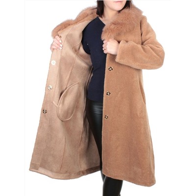 37235 BROWN Шуба женская искусственная Yi Ge