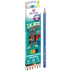 Карандаши 6цв 2М пластиковые "Attomex. Be cool"2,65 мм, шестигранные 5021610