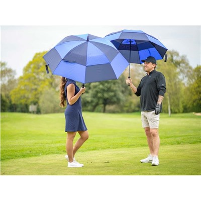 S669-2167 BlueNavy (ГолубойСиний) Зонт мужской гольфер Fulton