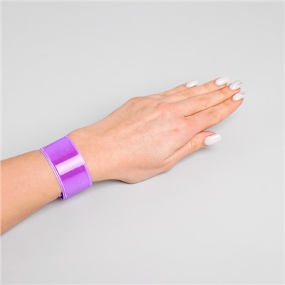 Браслет светоотражающий, 22 см, МИКС