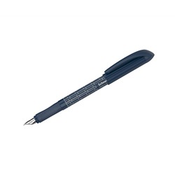 Ручка перьевая Schneider "Easy navy" синяя, 1 картридж, грип, темно-синий корпус