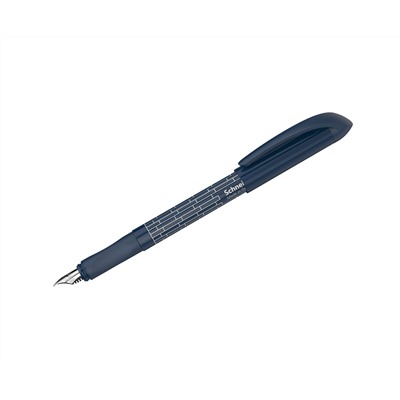 Ручка перьевая Schneider "Easy navy" синяя, 1 картридж, грип, темно-синий корпус
