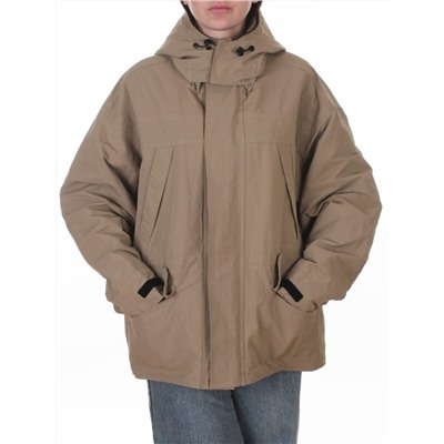 3090 DK. BEIGE Куртка демисезонная женская (100 гр. холлофайбер)