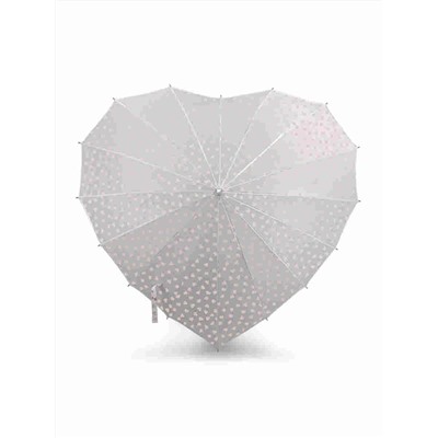 L909-4383 RedHearts (Красные сердечки) Зонт женский трость Fulton