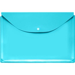 Папка-конверт на кнопке A4 "deVENTE" с расширением до 250 листов пастель бирюз 3071300/10/Россия