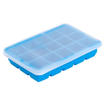 Форма для льда с крышкой Ice cubes, 15 ячеек