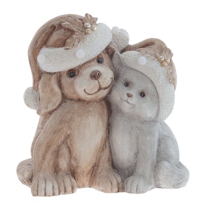 GAEM Фигурка декоративная с подсветкой "Собачки"(3хААА, н/п), L39 W23 H39 см