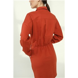 Платье женское 21-302L3-22 терракотовый