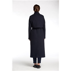 Пальто женское демисезонное 20115  (темно-синий)