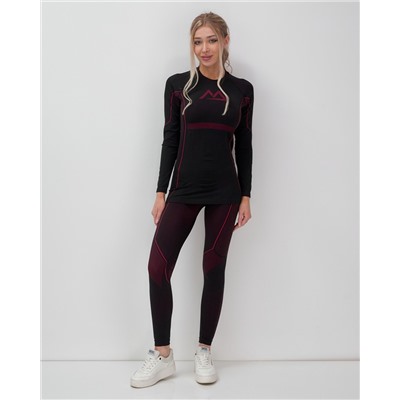 Комплект женского термобелья розового цвета 2120R