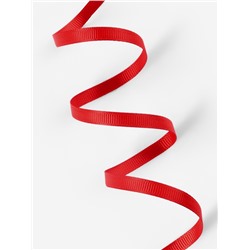 Лента репсовая, 6 мм, 23±1 м, красная №26