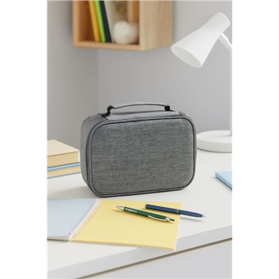 Сумка-органайзер для маркеров/карандашей, серая (23*7*16,5 см)