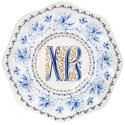 Тарелка для 8-ми яиц, L25,5 W25,8 H1,5 см