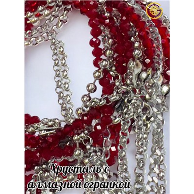 Чокер-колье на шею многослойный Арт ЧО/020