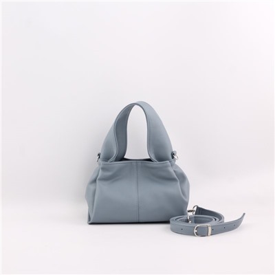 NEW Сумка 2026 гладкий серо-голубой