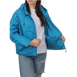 23-061 BLUE Куртка оверсайз демисезонная женская (синтепон 100 гр.)