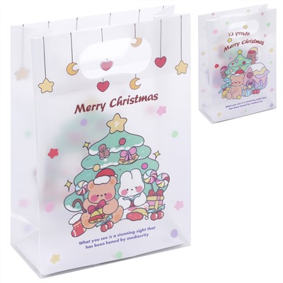 Пакет подарочный НГ 18*26*8 Новогодние сладости ассорти 2 вида КОКОС 242434/12/Китай