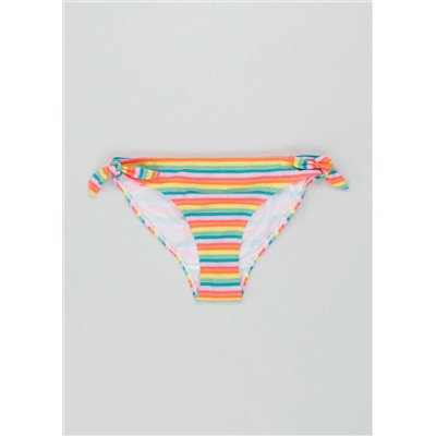 Stripe Bow Bikini Bottoms