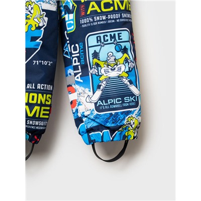 Комплект зимний для мальчика: куртка, полукомбинезон