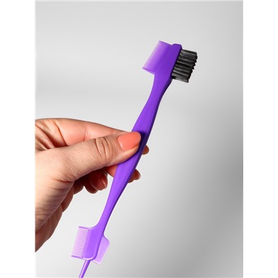 Расчёска - щётка для укладки волос, 20×4 см, МИКС