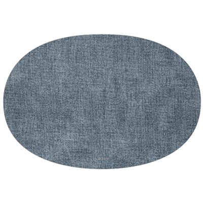 Салфетка подстановочная овальная двухсторонняя Fabric, синяя