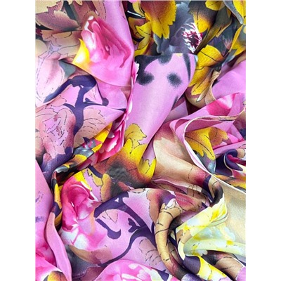 Шарф шифоновый с цветочным принтом Арт 0981/9