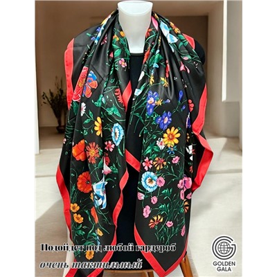 Платок шелковый большой "Парижанка" Арт 2428/31