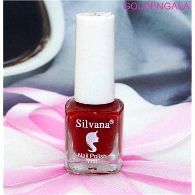 Лак для ногтей Silvana 7 мл стойкий быстросохнущий №34