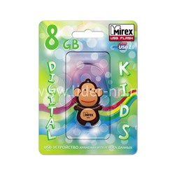 USB Flash 8GB Mirex MONKEY BROWN
