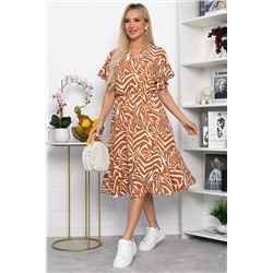 Платье Кристи (рыжее) П13869-35М