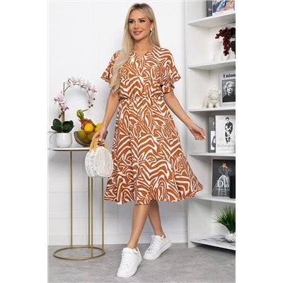 Платье Кристи (рыжее) П13869-35М