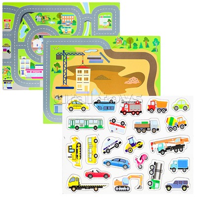 Игра магнитная "Мы едем, едем,едем". Серия Магнитные истории (европодвес)