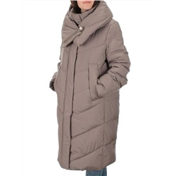 2108 DK.BEIGE Пальто зимнее женское (200 гр .холлофайбер)