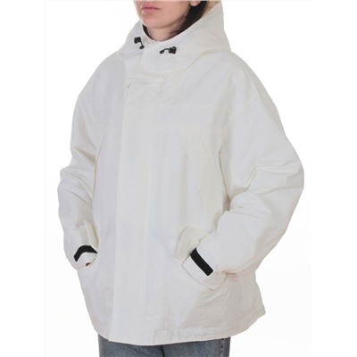 3090 WHITE Куртка демисезонная женская (100 гр. холлофайбер)