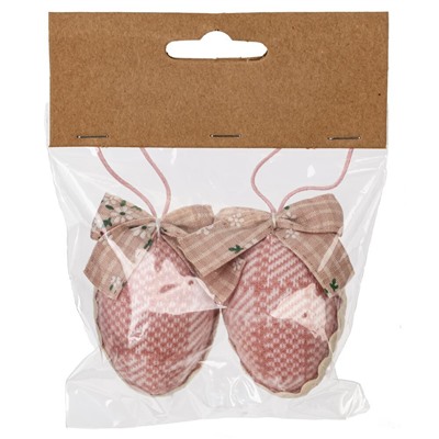 GAEM Набор из 2-х изделий декоративных подвесных "Яйцо" (3,5*6), L10 W12,5 H3,5 см, 2в.