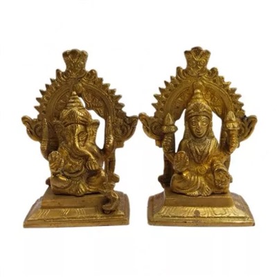 Набор из фигурок Лакшми и Ганеши, Laxmi Ganesha Set