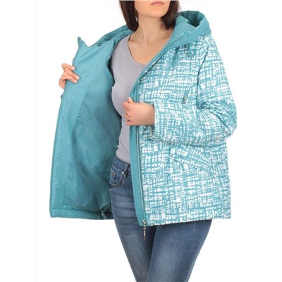M8517 TURQUOISE Куртка демисезонная женская (100 гр. синтепон) Maria