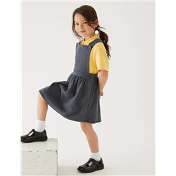 Girls' Cotton Rich School Pinafore (2-12 Yrs)
