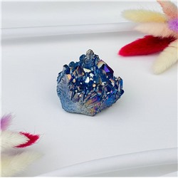 Радуга Самоцветов Друза из Горного Хрусталя (титан.покрытие)