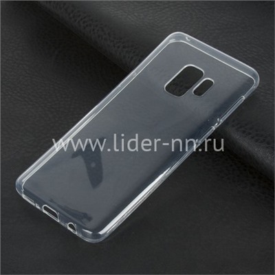 Задняя панель для Samsung Galaxy S9  Силикон  прозрачная (пакет)