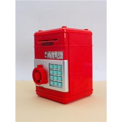 Копилка-сейф электронная "Money box", red (18x13 см)