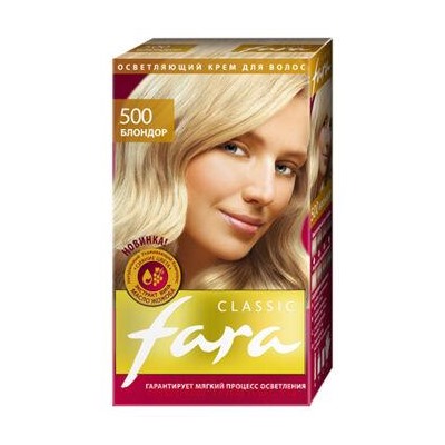 РК Fara Classic Краска для волос тон 500 блондор