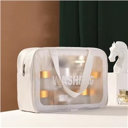Kristaller Косметичка Washbag rectangular big, белый